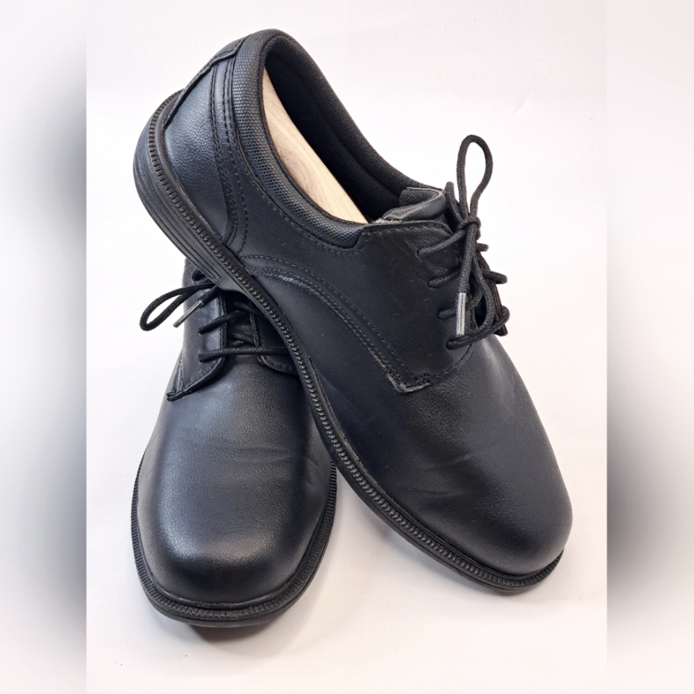 Tredsafe Work Shoes Men's Size 9.5 Enduro Pro Slip Resistant Anti-Fatigue Black